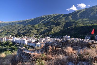 View on Permet from the Rock