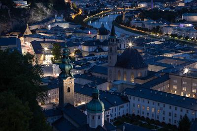 Night lights in Salzburg