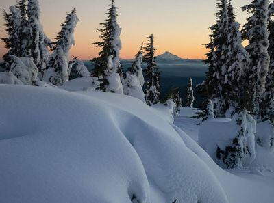 Sunset from Mount Hood