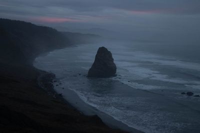 Sliver of light at Cape Blanco