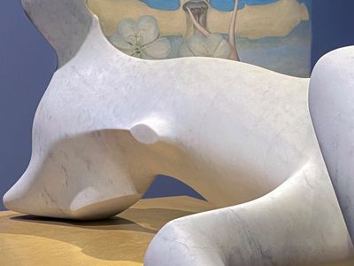 Georgia O'Keeffe - Henry Moore exposition