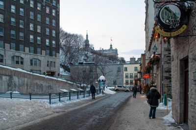 Dans le Vieux Québec