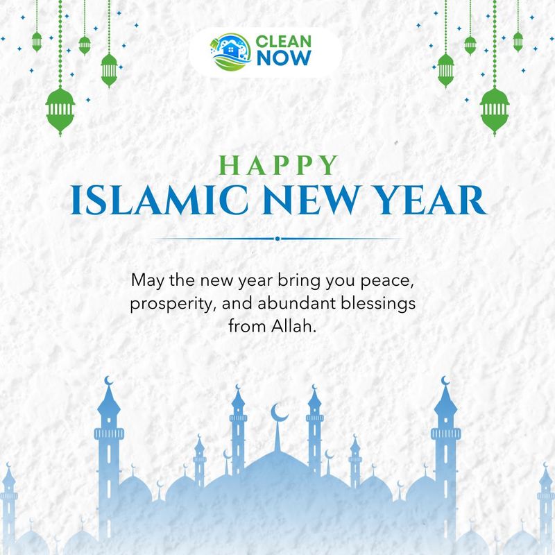 Wishing You a Peaceful Islamic New Year – From Clean Now