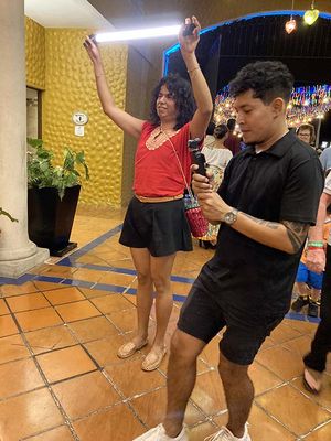 People doing what people do