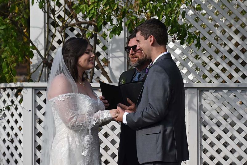 Bride and Groom Smiles