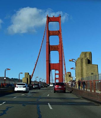 Onto Golden Gate Bridge