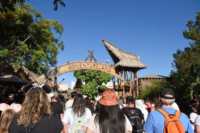 Rope Drop At 8 am - the Park Opens