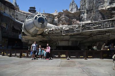 In Front Of The Millennium Falcon 2