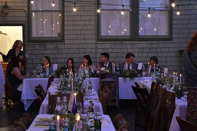 Bridal Party At Table