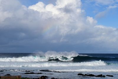 Breaking Wave and a Bit of Rainbow