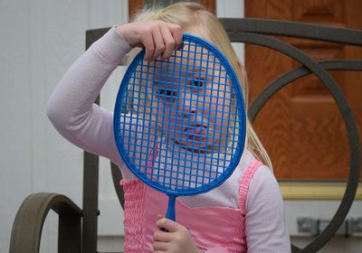 Funny Racket Face
