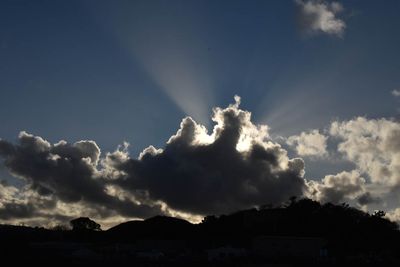 Storm Clears, Sun Breaks Behind Clouds