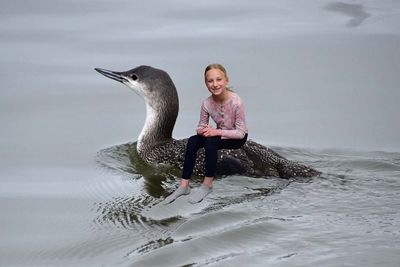 Riding A Pacific Loon