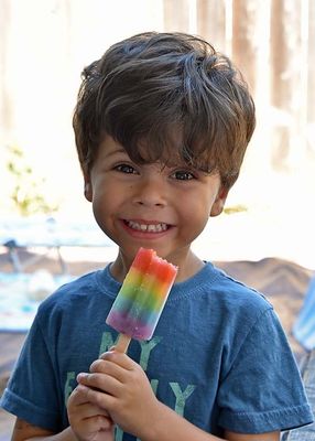 Rainbow Popsicle