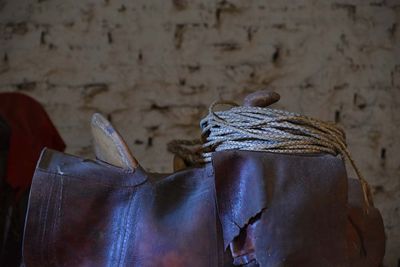 Old Saddles and Rope