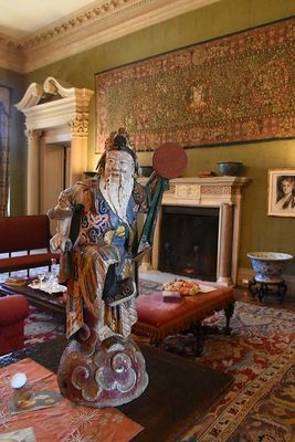 Chinese Statue in Living Room
