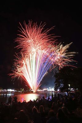 Red, White & Blue With Crowd