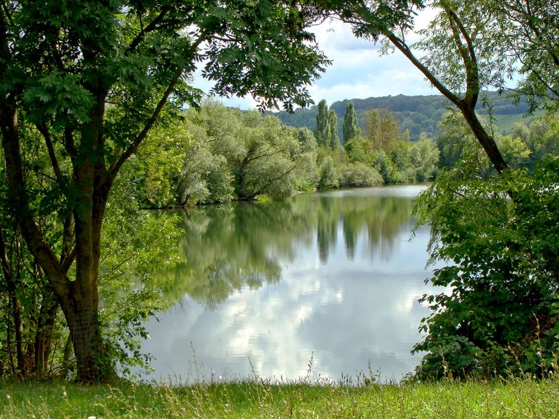 Sulzfeld am Main Fischwasser Baggersee 