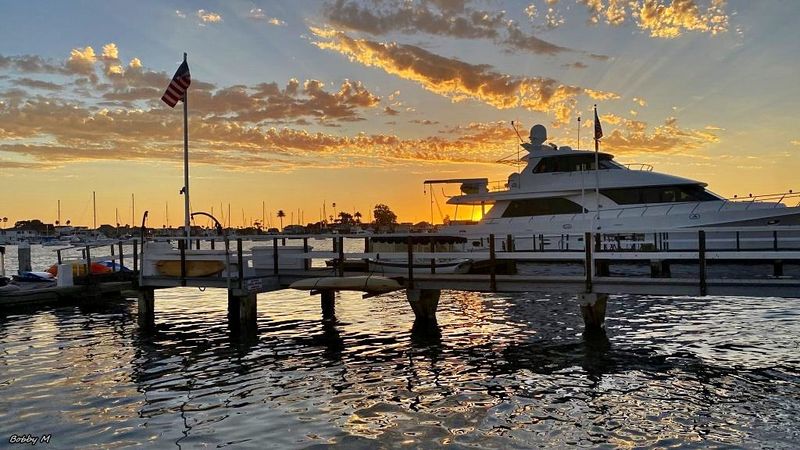  Marina in the evening