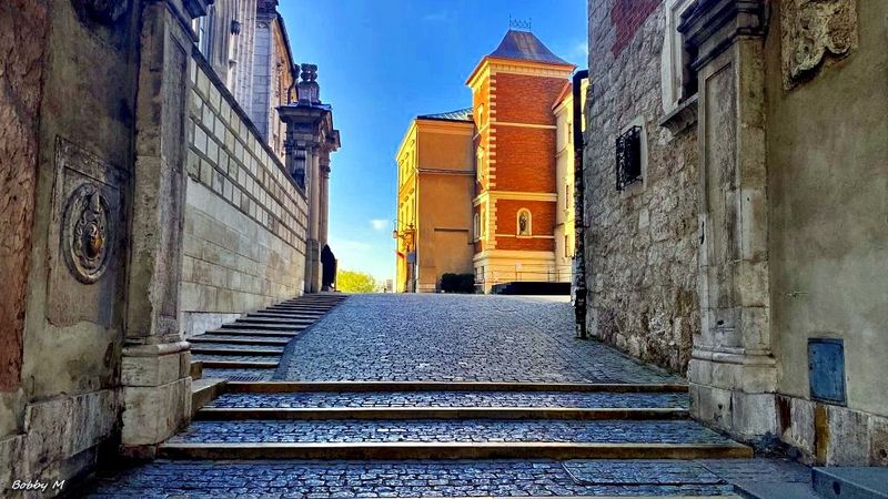 Strolling the castle