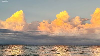 Stormy gulf coast sunrise
