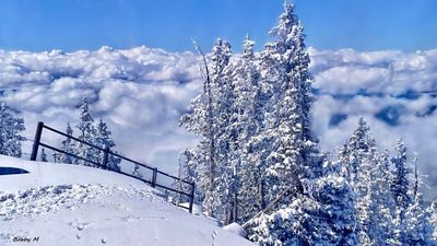 Above the clouds