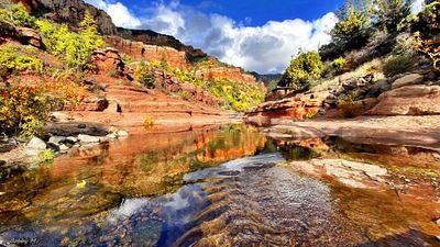 Sedona in the fall