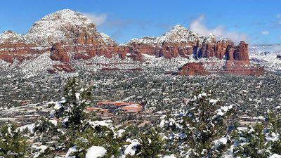 Sedona dressed in white!