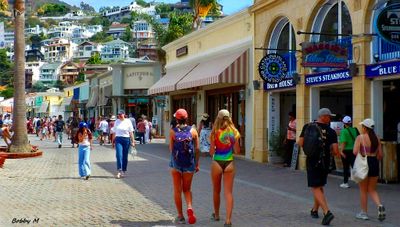 Crescent Ave shopping