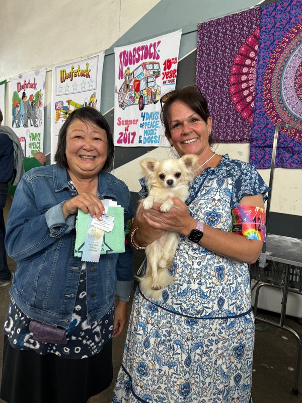 Sunny won Select Contra Costa KC show June 2024 Woofstock 