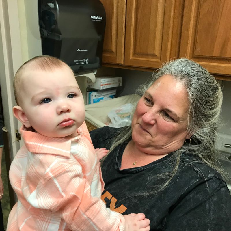 Kelly with Granddaughter Audrey