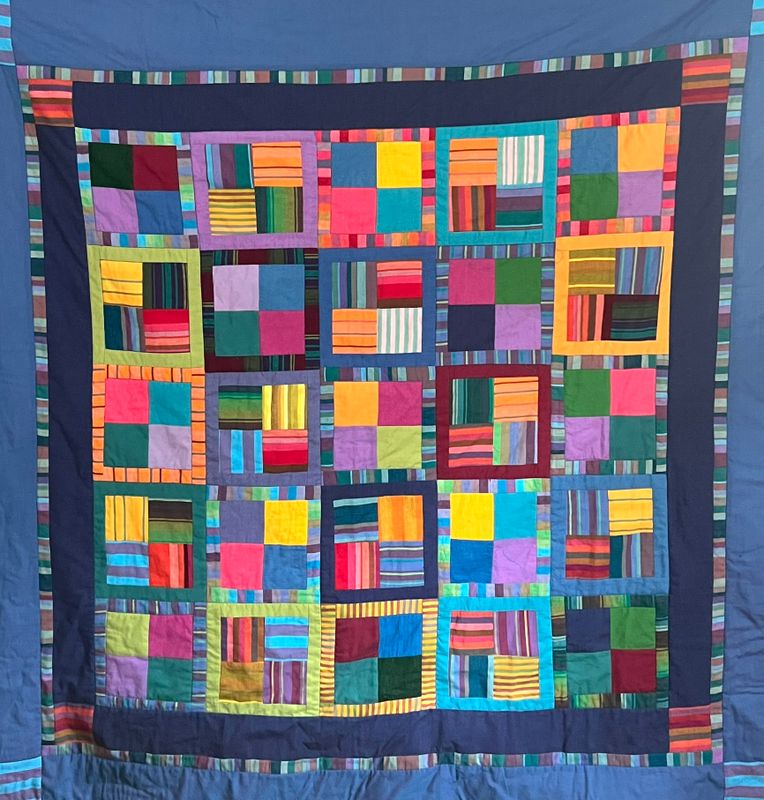 Kaffe Fassett stripes and shots, 2024