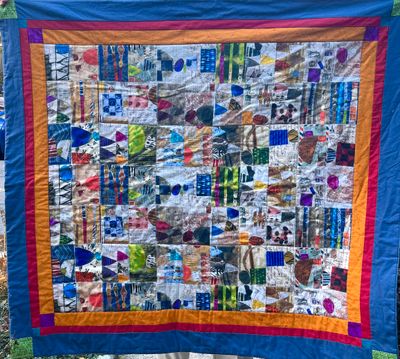 Another Marcia Derse lap quilt, 2023