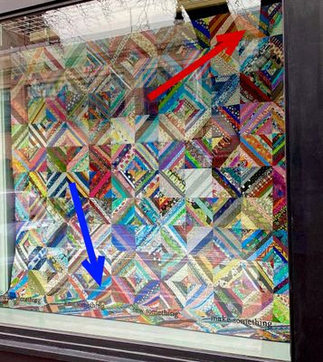 Boston Area Mask Initiative group quilt, assembled and quilted by Stephanie Cave
