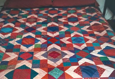 Bed quilt, 1990