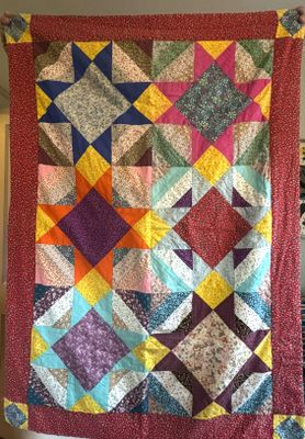 Milo's baby quilt, 1978