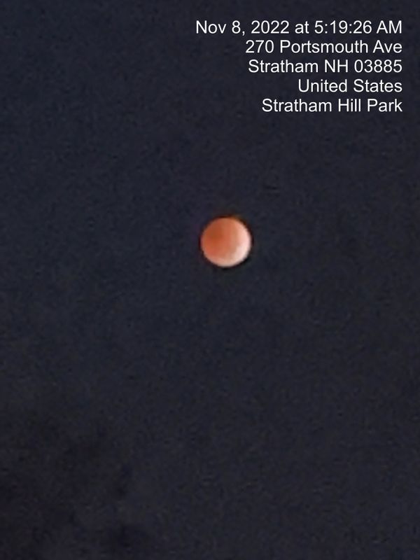 Blood red moon