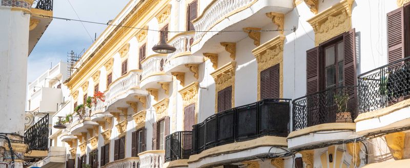 Aperu d'un quartier historique de Casablanca.