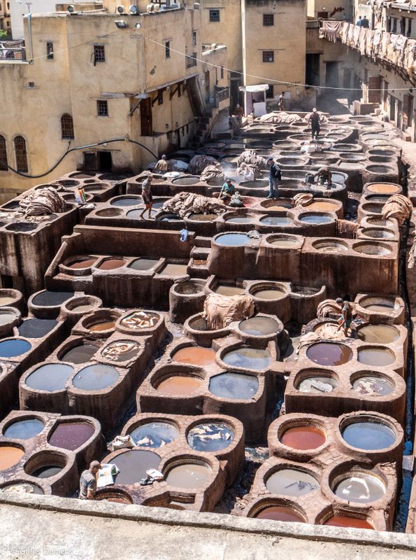 Fs: le souk des tanneurs.