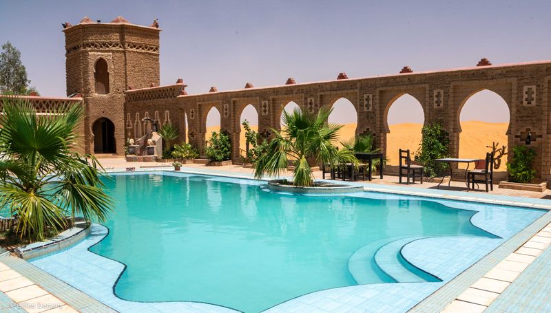 Piscine de l'Auberge du Sud  Merzouga.