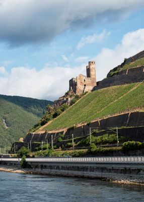 Rhine River Ehrenfels Castle