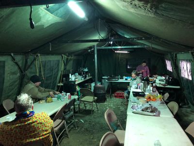 Army cook tent