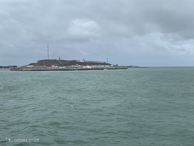 Zicht op Helgoland - View on Helgoland