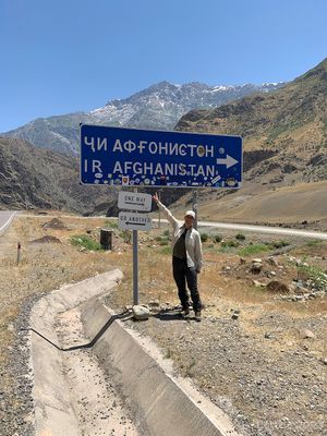 Me at the border of Afghanistan