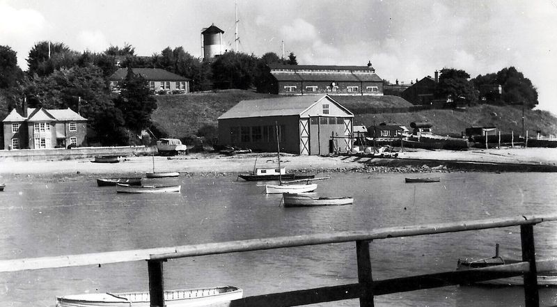 1947 - BOATHOUSE  & SIGNAL TOWER FROM PIER..jpg