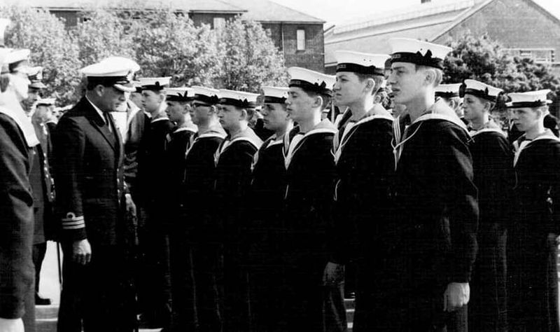 1969, 5TH MAY - DAVID WILLIAMS, 10 RECR., BENBOW, 28 MESS, COMMANDER'S INSPECTION AT DIVISIONS.jpg