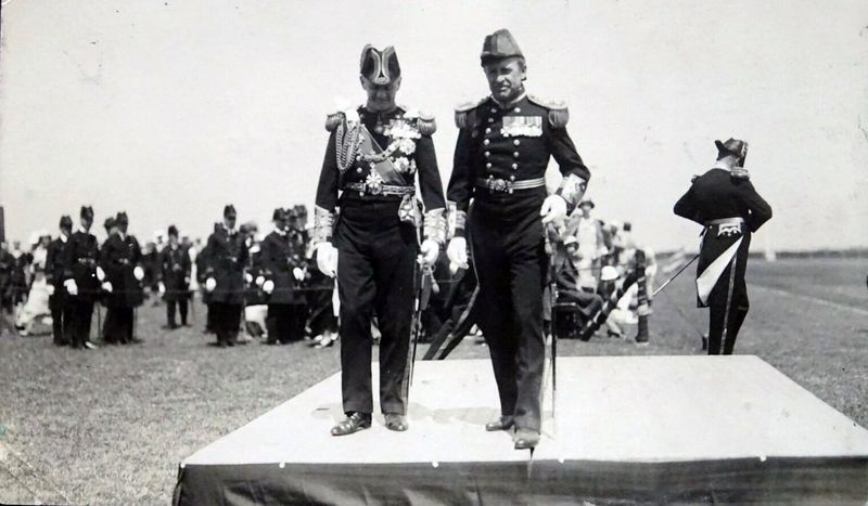 1933 - KBR, ADMIRAL JACKSON, CAPT. ROGERS & CDR. FARRANT..jpg