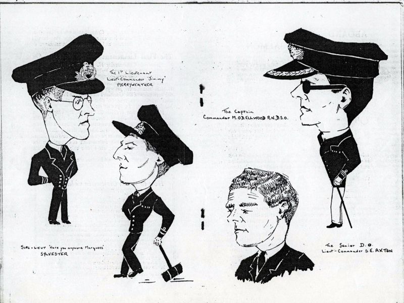 1940-41 - CARICATURES OF THE OFFICERS AT HIGHNAM COURT.jpg