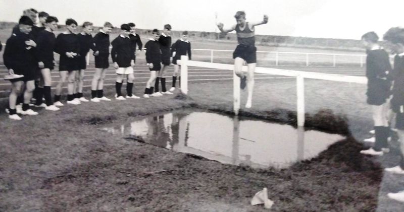 1963 - WILLIAM HOBBS, 01., FROBISHER, MYSELF WINNING THE STEEPLCHASE.jpg