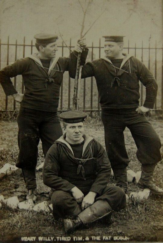 UNDATED - 3 P.O. INSTRUCTORS, WEARY WILLY, TIRED TIM & THE FAT BOSUN.jpg